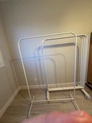 Percheros Ropa IKEA Metal Blanco