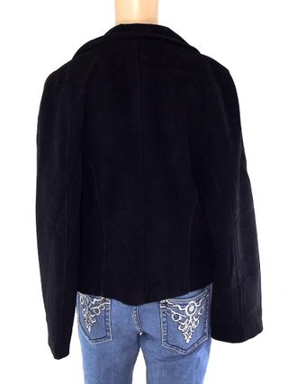 Pinko Toy G Blazer Donna Nero M Lana 1 Bottone