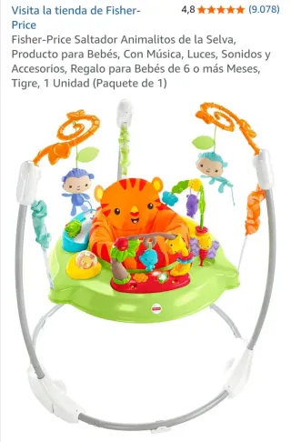 Saltador Fisher-Price Animalitos Selva