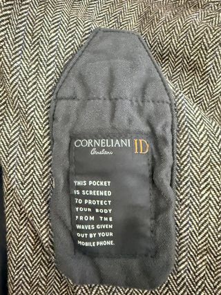 Giaccone Corneliani ID Uomo Tg 50 Nero Lungo