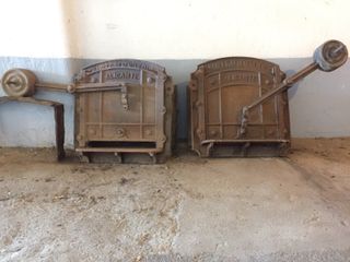 Puerta de Guillotina. Horno de leña