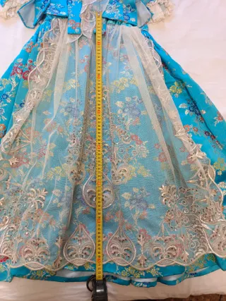 Traje de Fallera Niña Azul