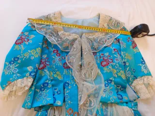 Traje de Fallera Niña Azul