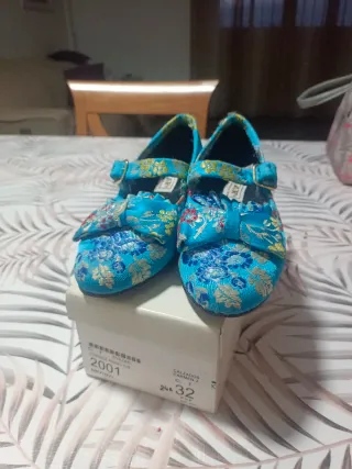 Traje de Fallera Niña Azul