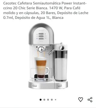 PIEZAS Cafetera Cecotec Power Instantccino 20 Chic