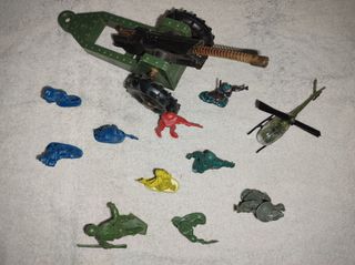 Lotto Soldatini con Cannone