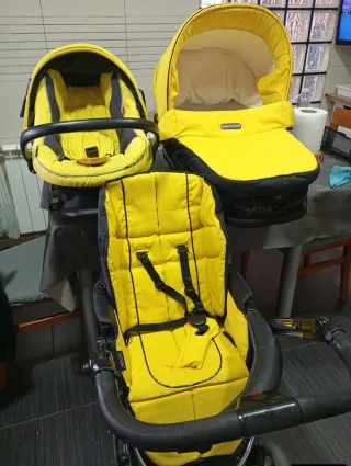 Silla, capazo y Maxi-Cosi