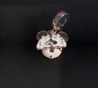 charm colgante Mikey de plata de ley S925 nuevo