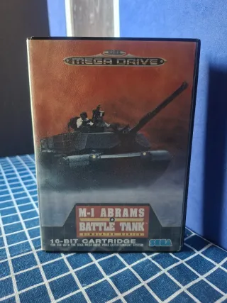 MEGADRIVE ORIGINAL M-1 BATTLETANK ABRAMS COMPLETO