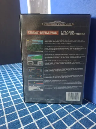 MEGADRIVE ORIGINAL M-1 BATTLETANK ABRAMS COMPLETO