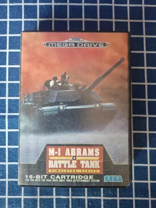 MEGADRIVE ORIGINAL M-1 BATTLETANK ABRAMS COMPLETO
