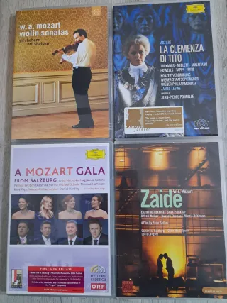 4 DVD Mozart - Musica Classica