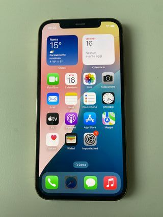 iPhone 12 Pro Oro + Cover Rosa e Giallo