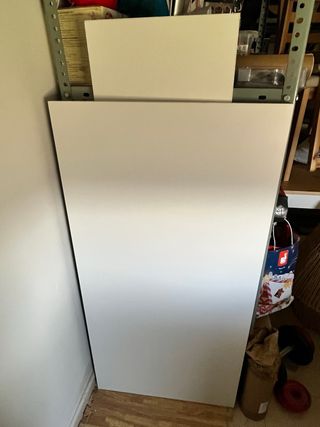 Tabla blanca de madera