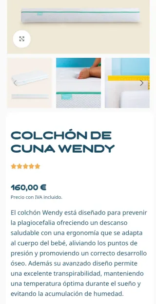 Colchón Cuna 120x60