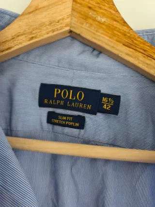 Camisa Polo Ralph Lauren Rayas Azules