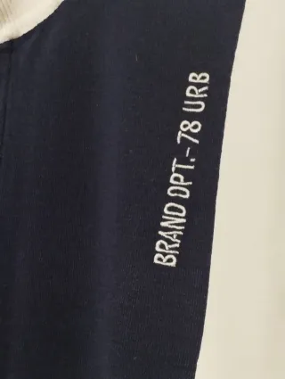 Cardigan Urban Ring Uomo Vintage Blu/Bianco