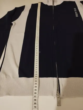 Cardigan Urban Ring Uomo Vintage Blu/Bianco