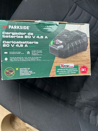 Cargador Parkside 20V 4.5A X20V Team