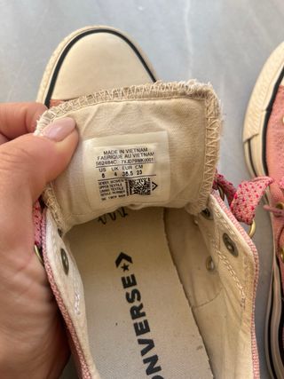 Zapatillas Converse All Star Rosas Talla 36.5