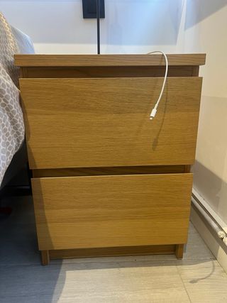 URGE 2 Mesitas de Noche Madera Ikea