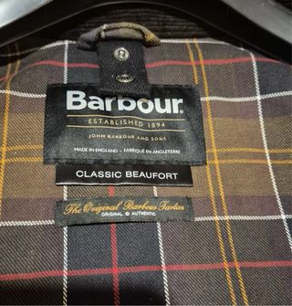Chaqueta Barbour Beaufort Talla 46 encerada
