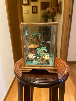 Diorama Chino Vintage Caja Sombras