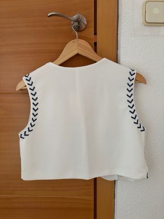 Chaleco bordado Shein