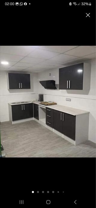 Cocina moderna cristal y mármol