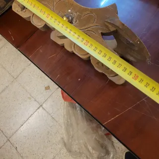 Soporte para barril de madera