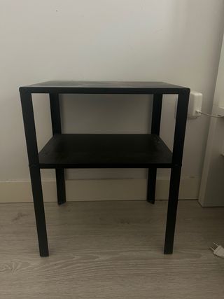 Mesita de Noche Negra
