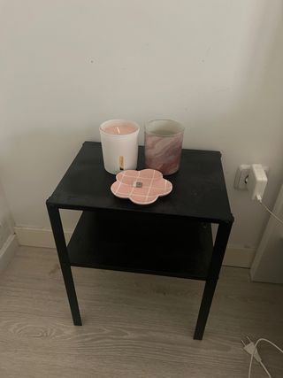 Mesita de Noche Negra