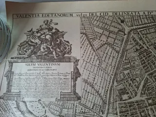 Antiguo plano Valencia Edetanorum