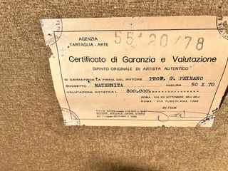 Quadro Madre e Figlia certificato e valutato