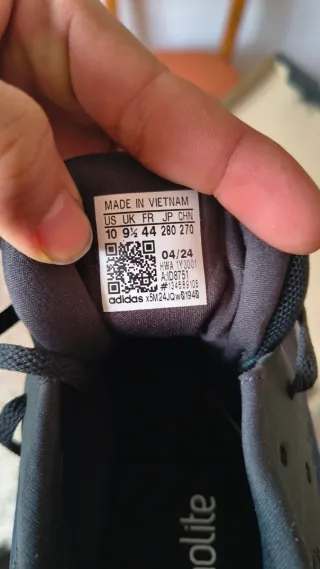 Zapatillas Adidas Negras y Azules