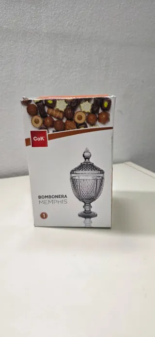 Porta cioccolatini in vetro