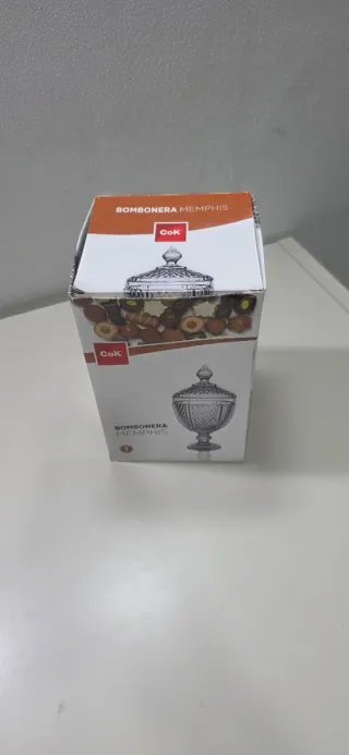 Porta cioccolatini in vetro