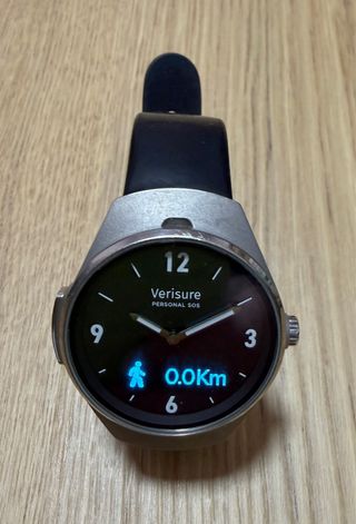 Reloj analógico (Plata y negro)