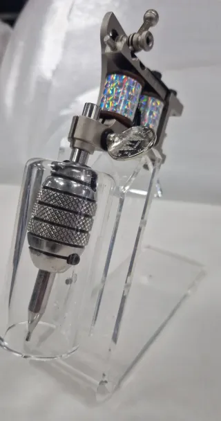 Soporte para máquinas de tattoo bobinas o rotor.