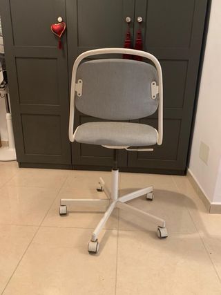 Silla Ikea Orfjall Gris y Blanca