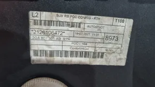 Paragolpes trasero Volkswagen T-Roc gris oscuro