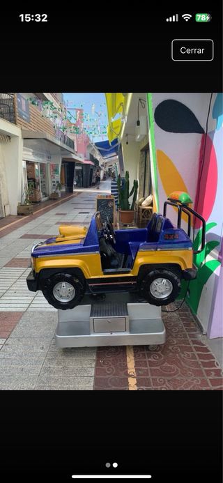 Coche infantil vintage atracción infantil