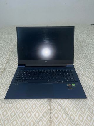 Portátil HP Gaming Azul y Plata