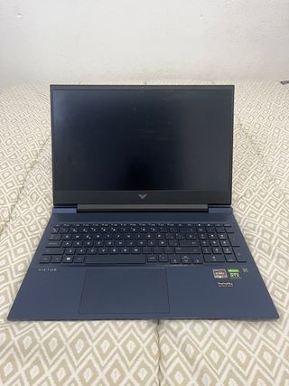 Portátil HP Gaming Azul y Plata