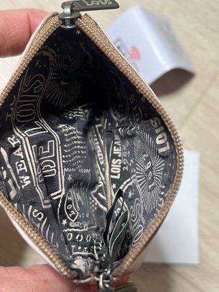 Monedero Lois Piel Beige RFID