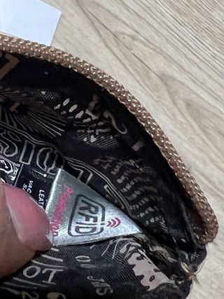 Monedero Lois Piel Beige RFID