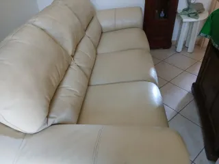 Divano Chateau d'Ax 3 posti in pelle