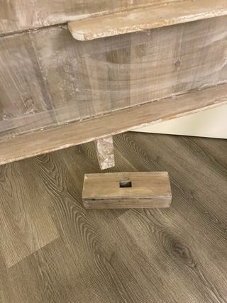 Albero Espositore Natale H122cm Legno