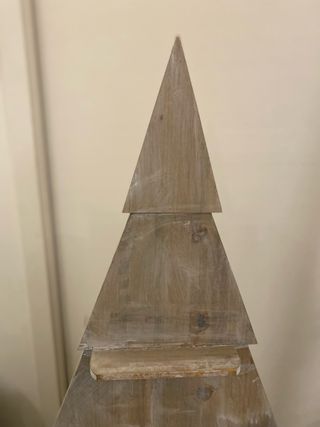 Albero Espositore Natale H122cm Legno