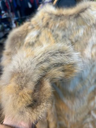 Abrigo de piel natural